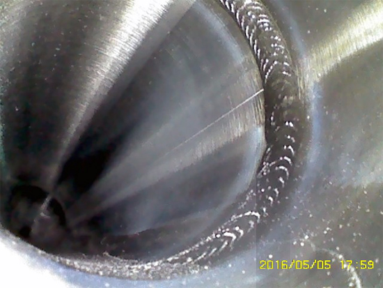 亞泰光電HIE系列工業(yè)內(nèi)窺鏡國內(nèi)某知名制藥設(shè)備現(xiàn)場檢測效果四